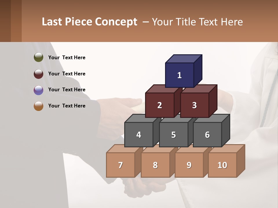 A Man And A Woman Exchanging A Diploma PowerPoint Template