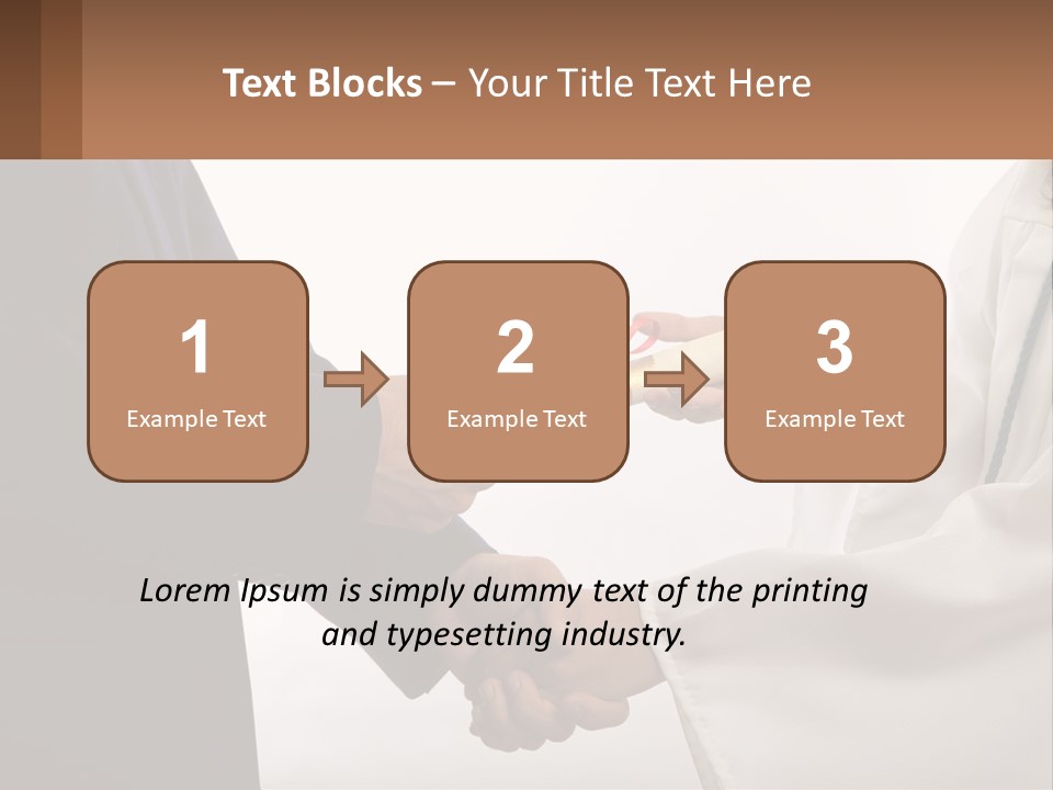 A Man And A Woman Exchanging A Diploma PowerPoint Template