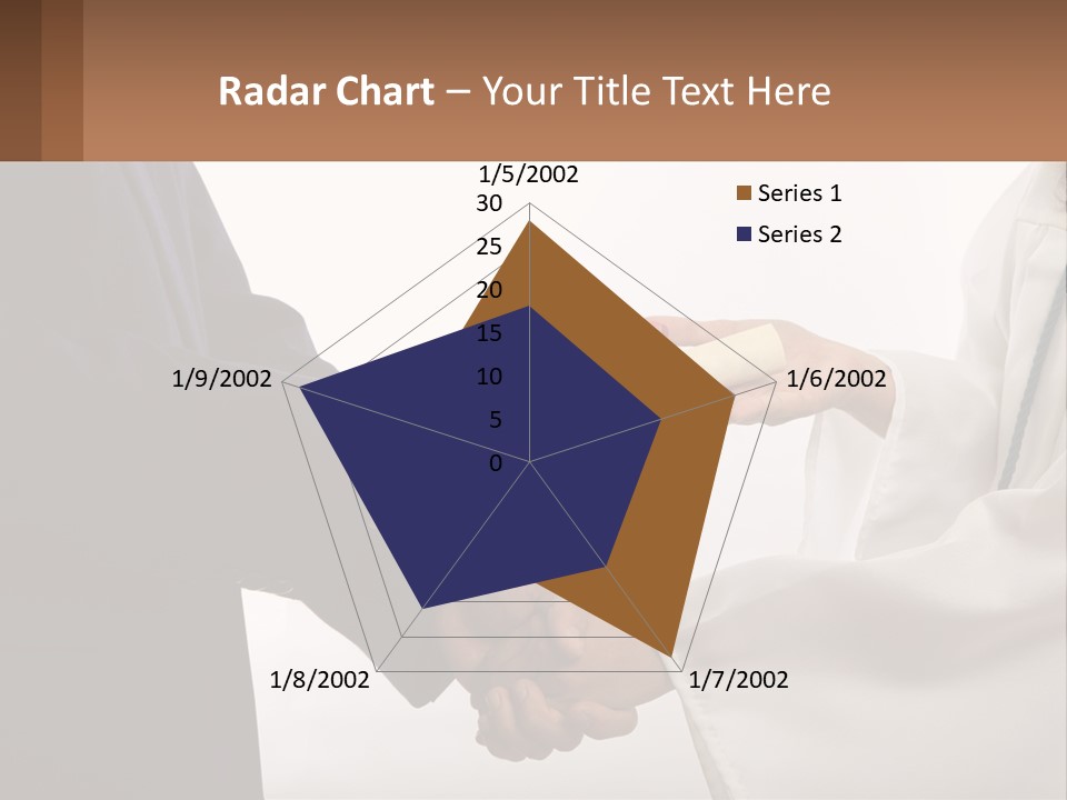 A Man And A Woman Exchanging A Diploma PowerPoint Template