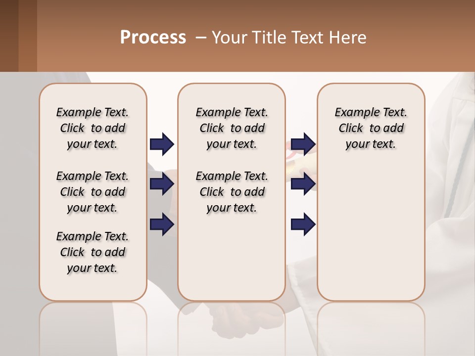 A Man And A Woman Exchanging A Diploma PowerPoint Template