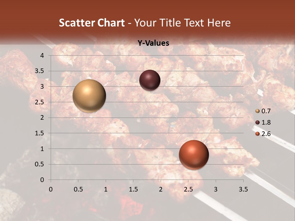 A Bunch Of Meat On A Grill With Tongs PowerPoint Template