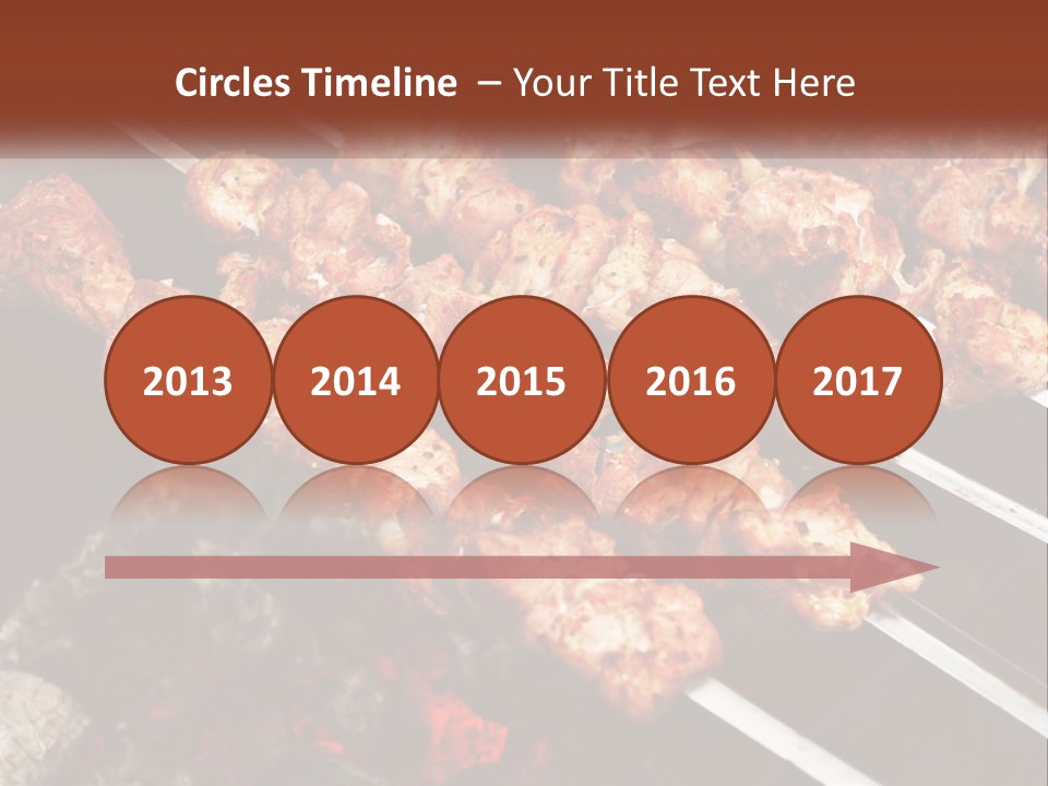 A Bunch Of Meat On A Grill With Tongs PowerPoint Template