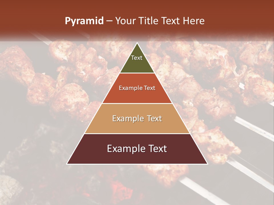 A Bunch Of Meat On A Grill With Tongs PowerPoint Template