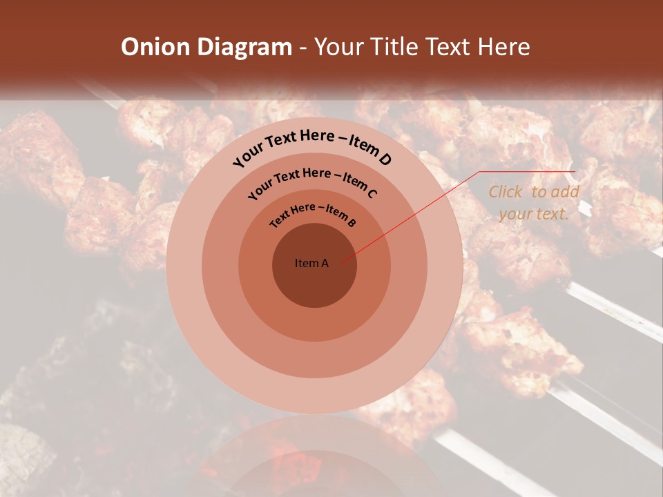 A Bunch Of Meat On A Grill With Tongs PowerPoint Template
