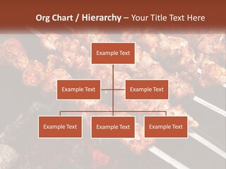 A Bunch Of Meat On A Grill With Tongs PowerPoint Template