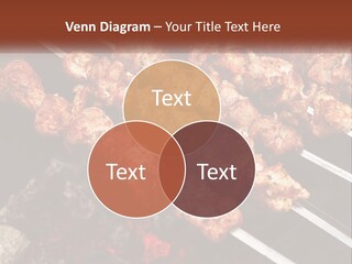 A Bunch Of Meat On A Grill With Tongs PowerPoint Template