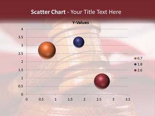 A Wooden Judge's Hammer On Top Of A Wooden Table PowerPoint Template