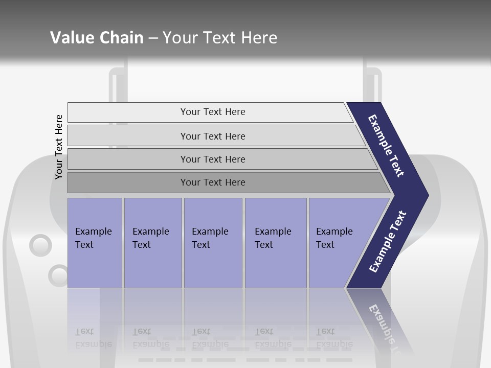 A Black And White Printer On A Gray Background PowerPoint Template