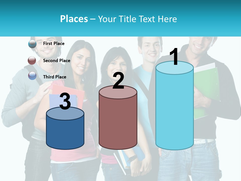 A Group Of People Standing Next To Each Other PowerPoint Template