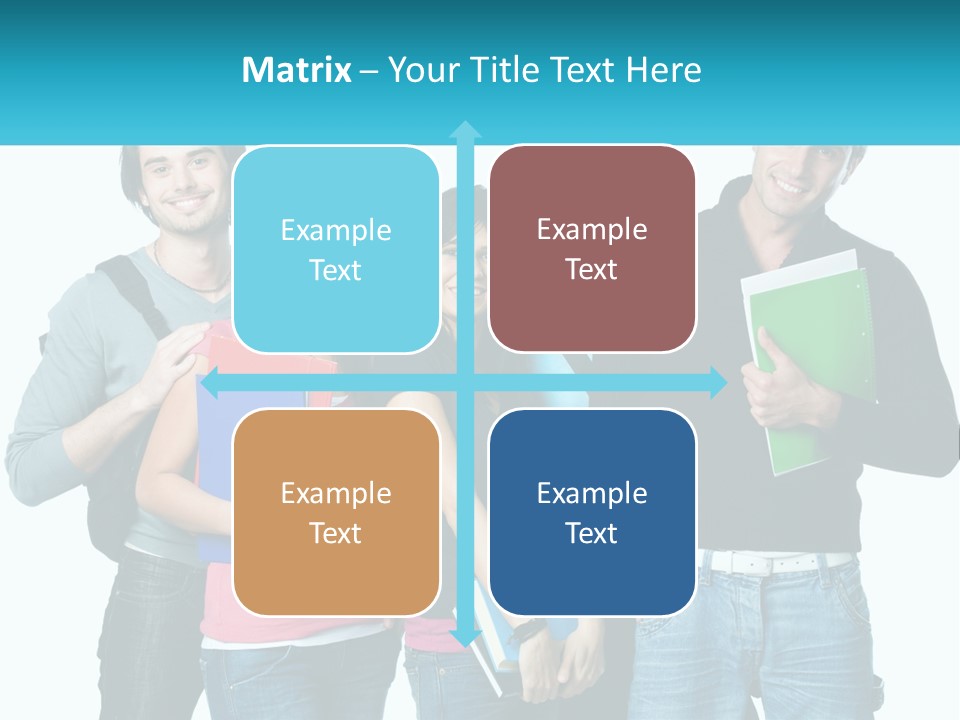 A Group Of People Standing Next To Each Other PowerPoint Template
