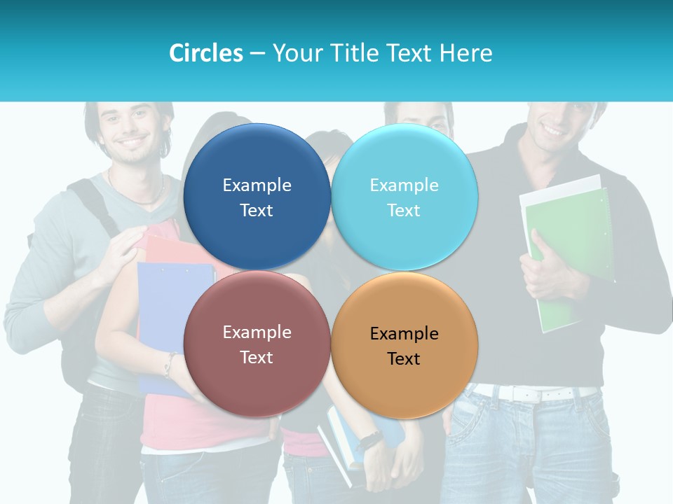 A Group Of People Standing Next To Each Other PowerPoint Template