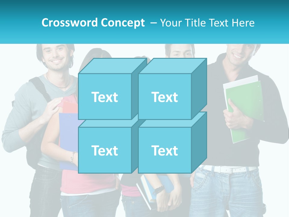 A Group Of People Standing Next To Each Other PowerPoint Template