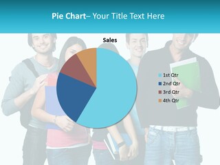 A Group Of People Standing Next To Each Other PowerPoint Template