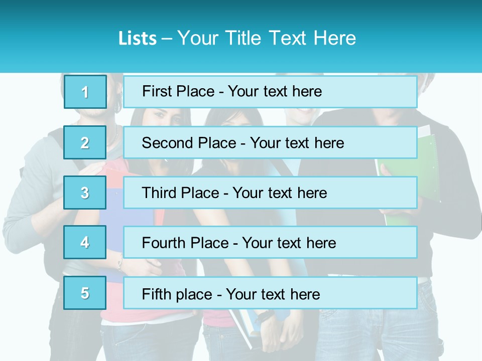 A Group Of People Standing Next To Each Other PowerPoint Template