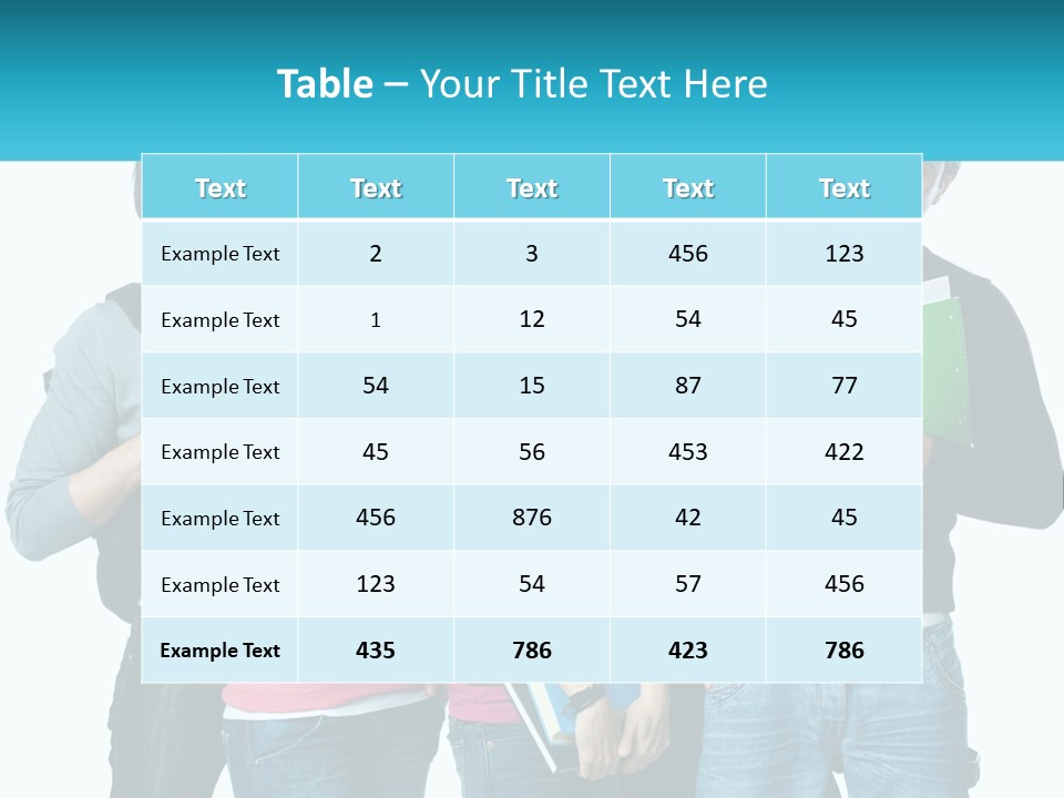 A Group Of People Standing Next To Each Other PowerPoint Template