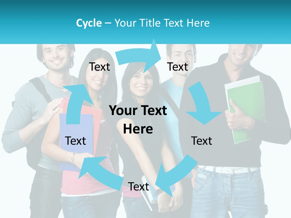 A Group Of People Standing Next To Each Other PowerPoint Template