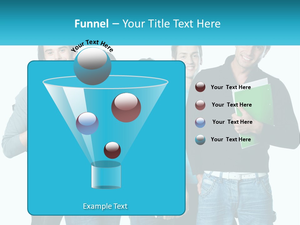 A Group Of People Standing Next To Each Other PowerPoint Template