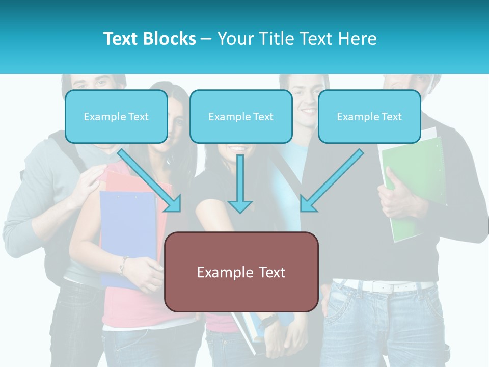 A Group Of People Standing Next To Each Other PowerPoint Template