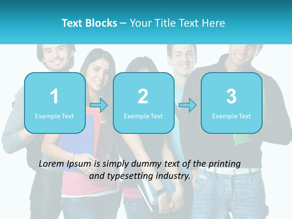 A Group Of People Standing Next To Each Other PowerPoint Template