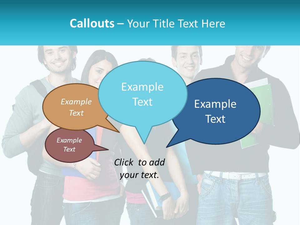 A Group Of People Standing Next To Each Other PowerPoint Template