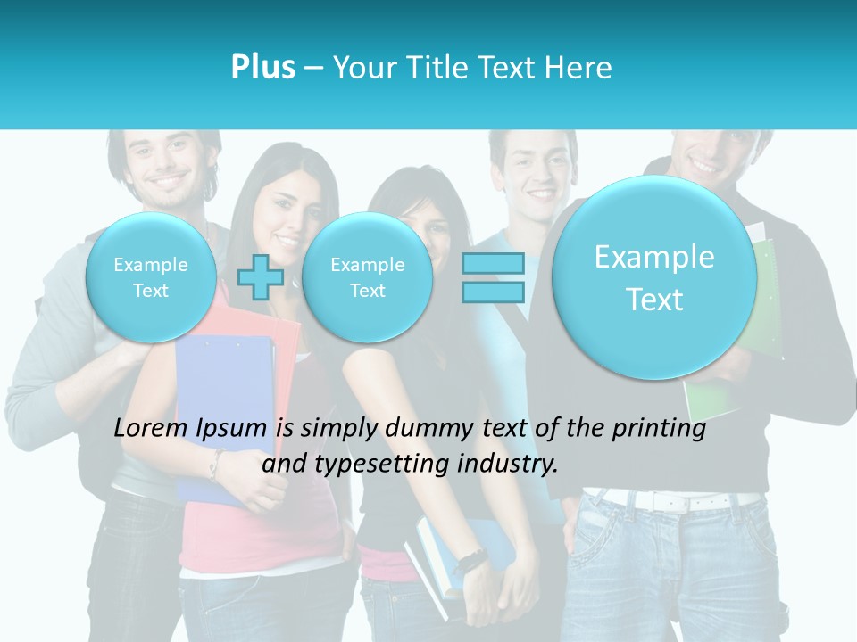 A Group Of People Standing Next To Each Other PowerPoint Template