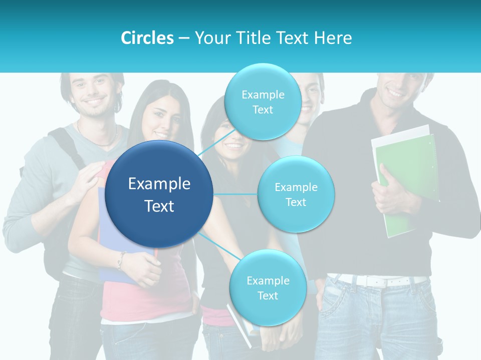 A Group Of People Standing Next To Each Other PowerPoint Template