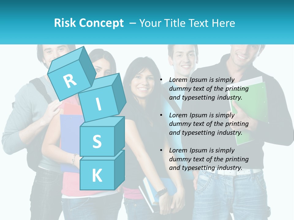 A Group Of People Standing Next To Each Other PowerPoint Template