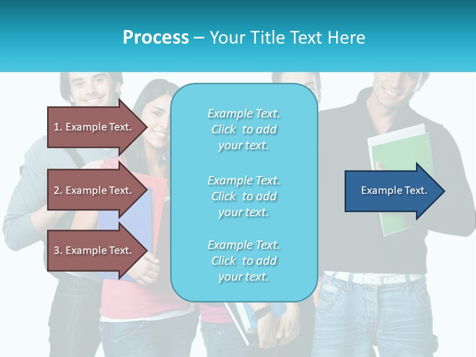 A Group Of People Standing Next To Each Other PowerPoint Template