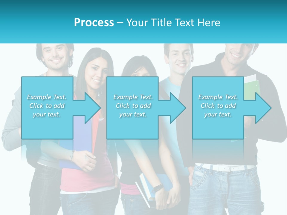 A Group Of People Standing Next To Each Other PowerPoint Template