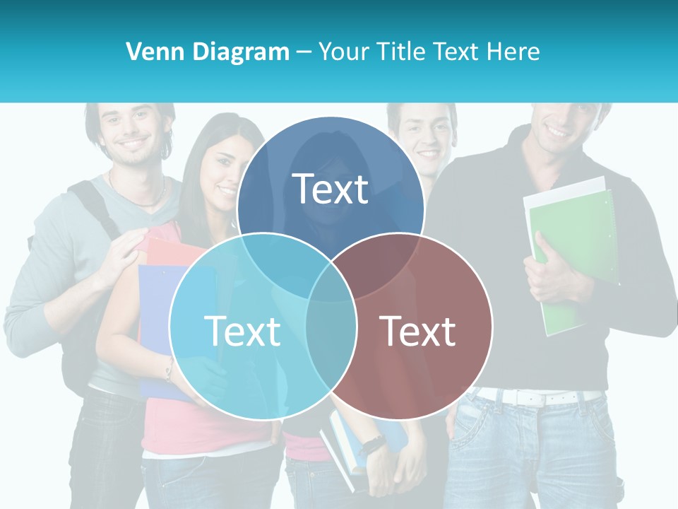A Group Of People Standing Next To Each Other PowerPoint Template