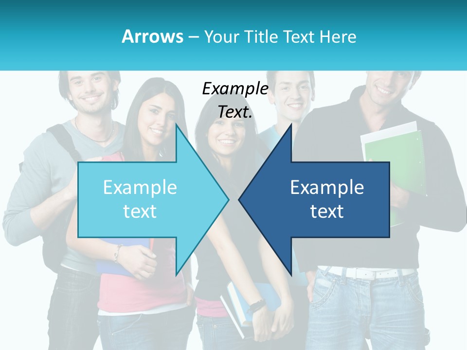 A Group Of People Standing Next To Each Other PowerPoint Template