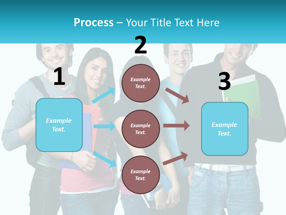 A Group Of People Standing Next To Each Other PowerPoint Template