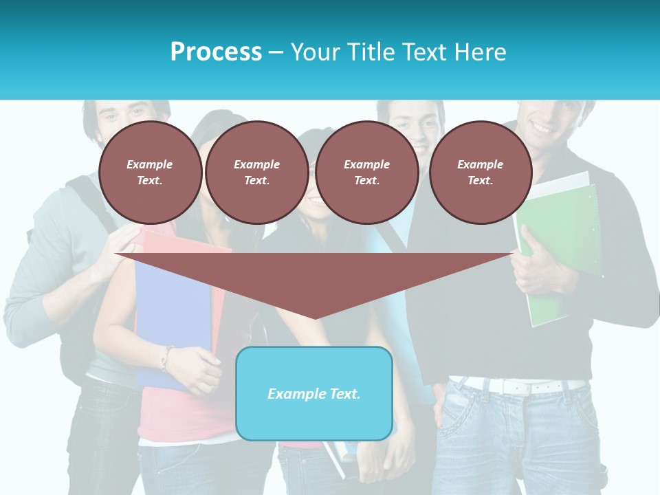 A Group Of People Standing Next To Each Other PowerPoint Template
