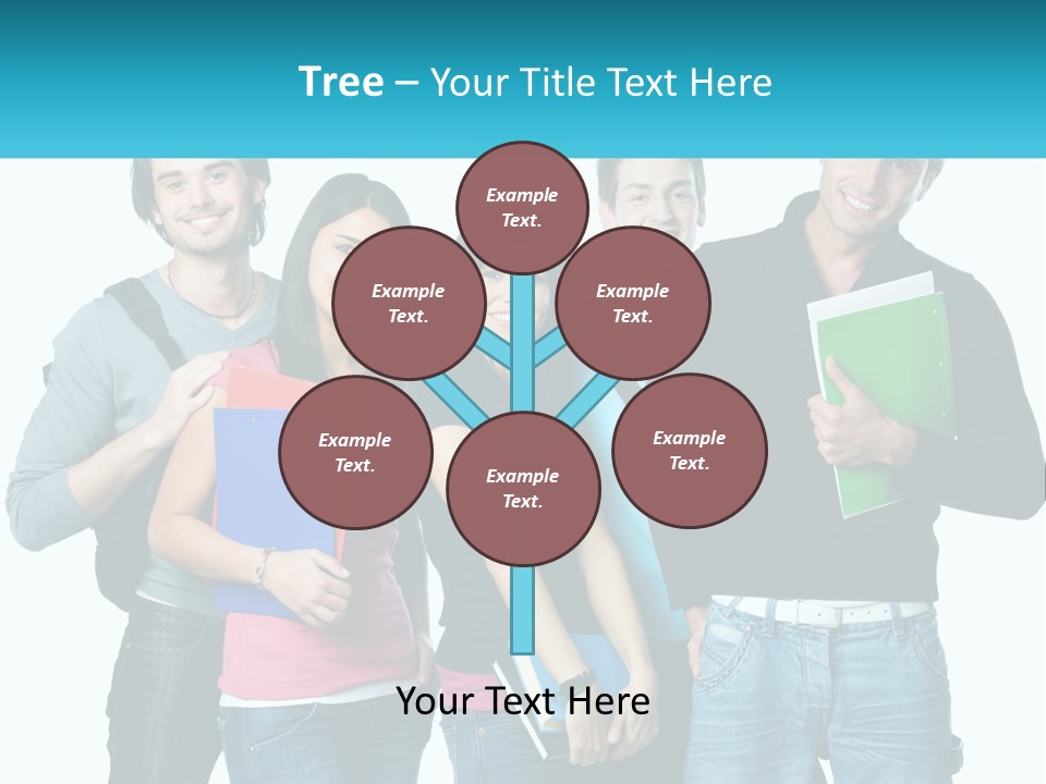 A Group Of People Standing Next To Each Other PowerPoint Template