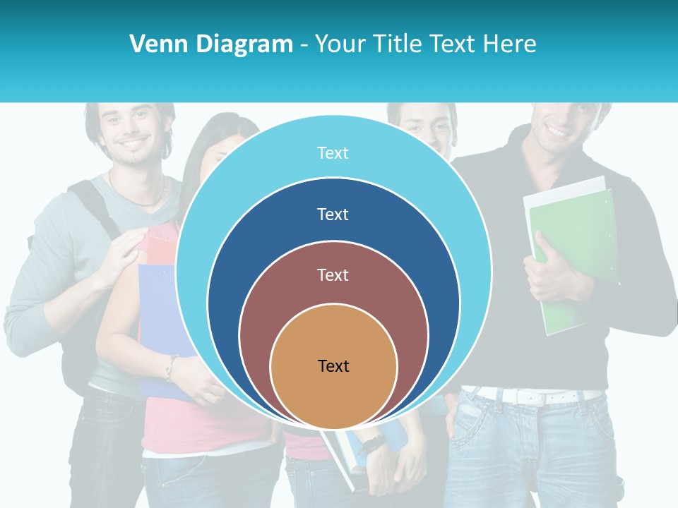 A Group Of People Standing Next To Each Other PowerPoint Template