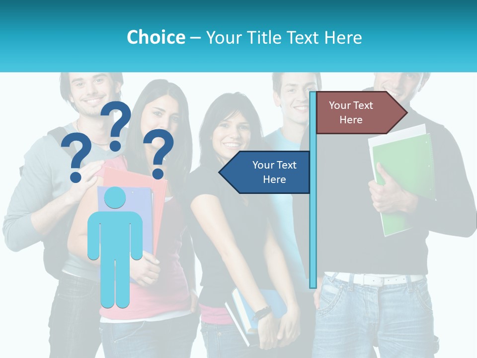 A Group Of People Standing Next To Each Other PowerPoint Template