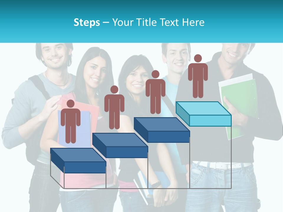 A Group Of People Standing Next To Each Other PowerPoint Template