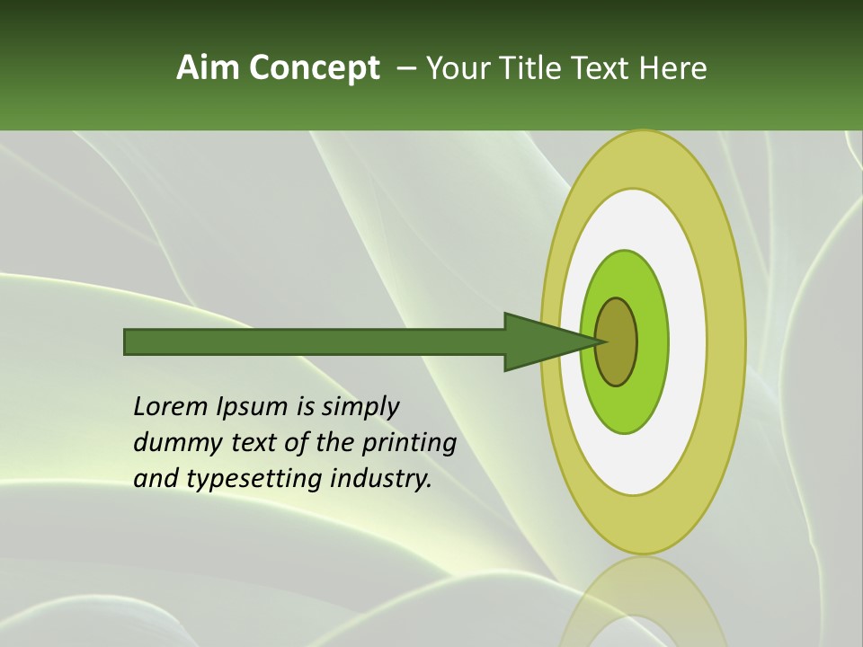 A Large Green Plant With Leaves On It PowerPoint Template