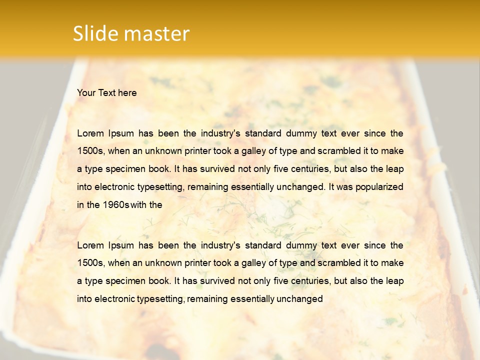 A Person Holding A Pan Of Food On A Stove PowerPoint Template