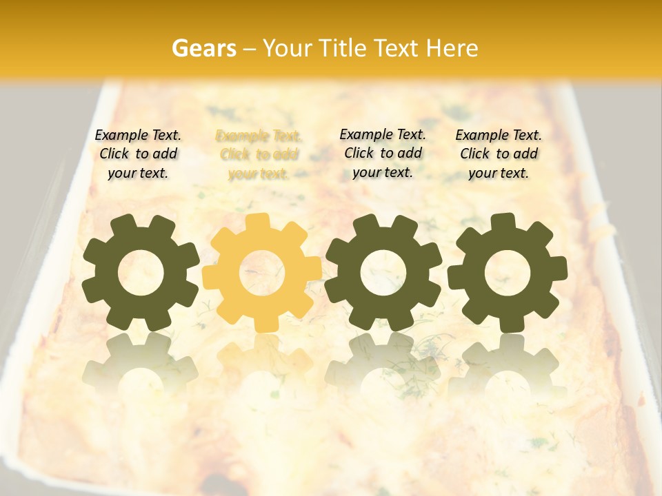 A Person Holding A Pan Of Food On A Stove PowerPoint Template