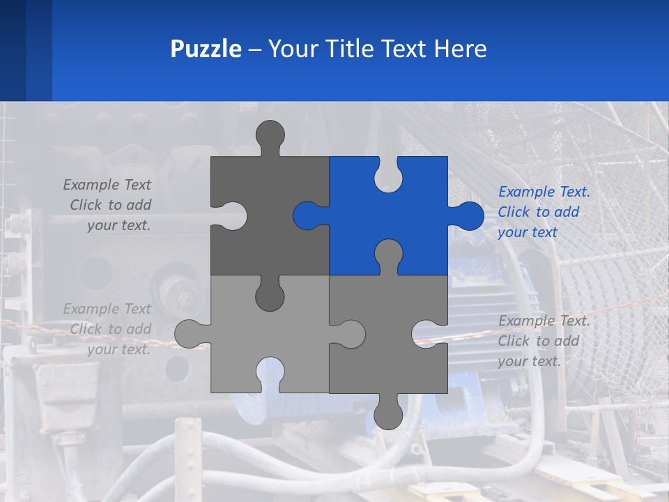 A Power Plant With Wires And Wires On The Ground PowerPoint Template