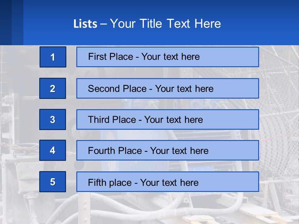 A Power Plant With Wires And Wires On The Ground PowerPoint Template