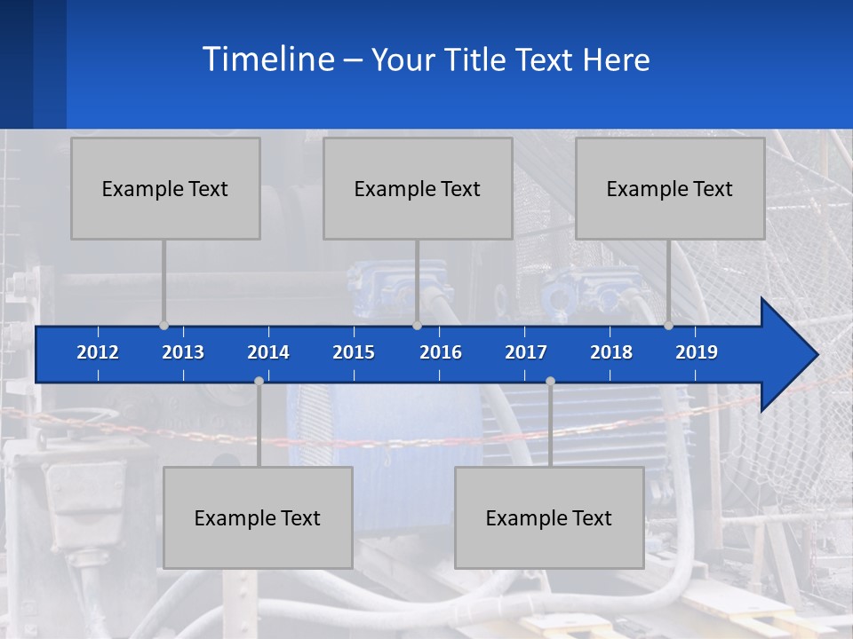 A Power Plant With Wires And Wires On The Ground PowerPoint Template