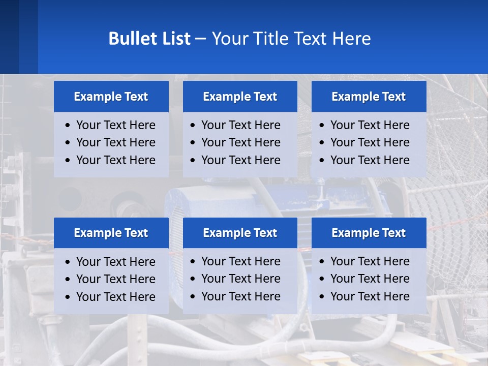 A Power Plant With Wires And Wires On The Ground PowerPoint Template