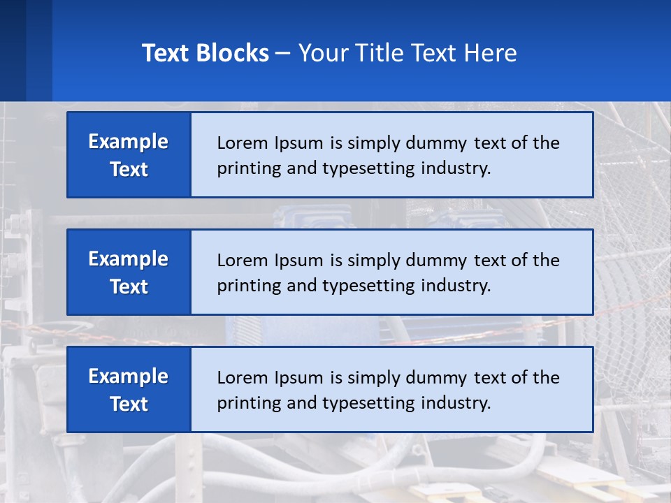 A Power Plant With Wires And Wires On The Ground PowerPoint Template