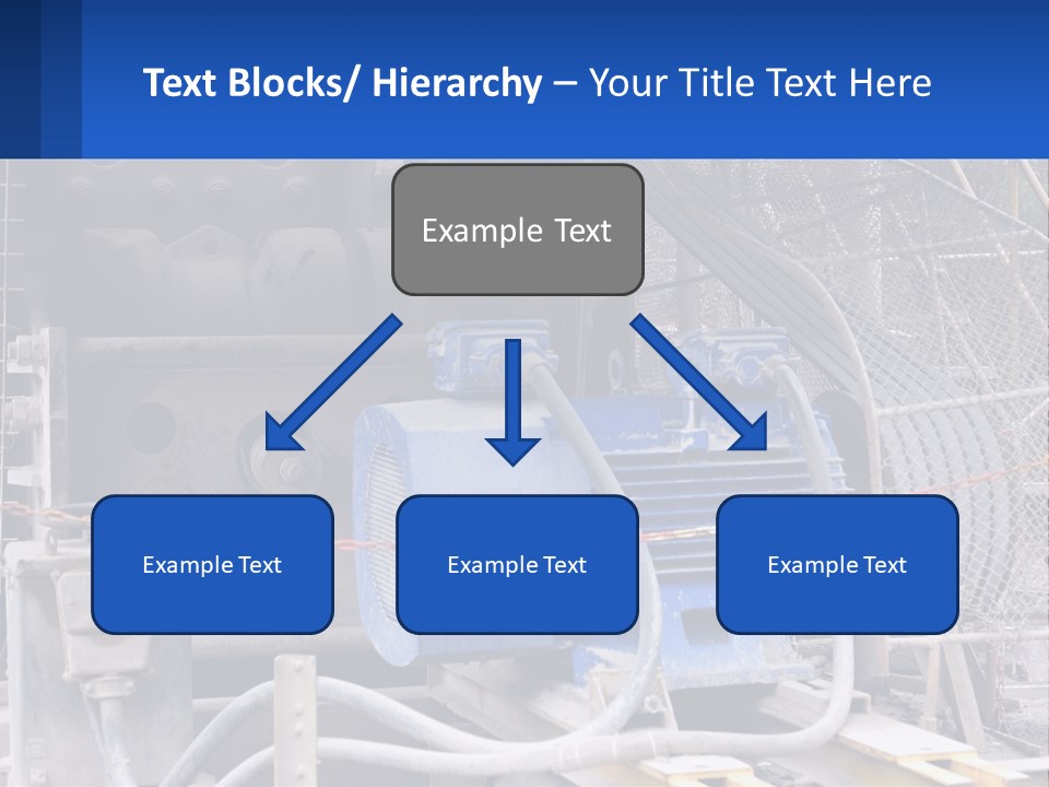 A Power Plant With Wires And Wires On The Ground PowerPoint Template