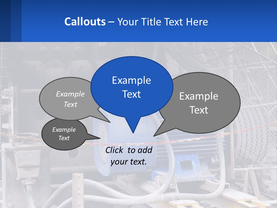 A Power Plant With Wires And Wires On The Ground PowerPoint Template