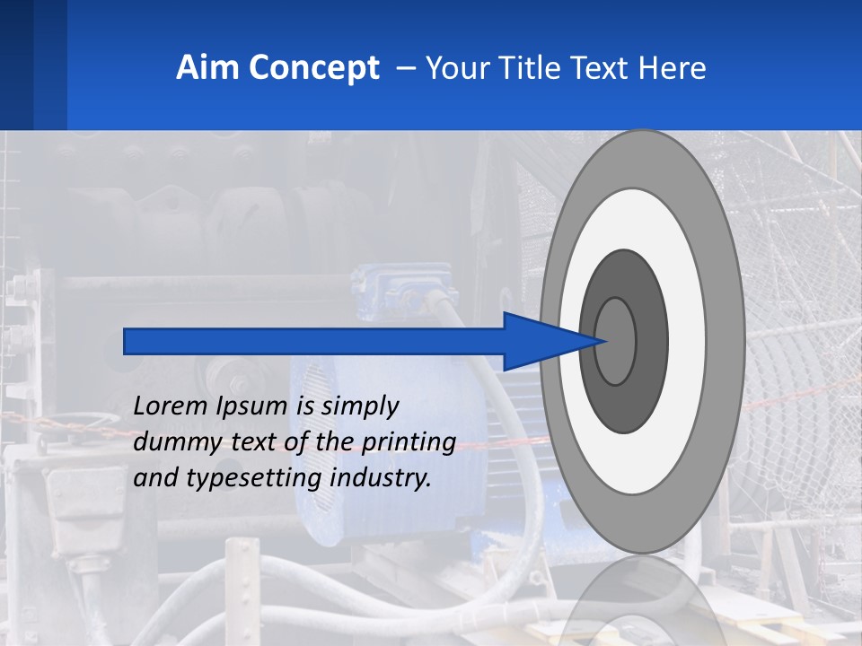 A Power Plant With Wires And Wires On The Ground PowerPoint Template