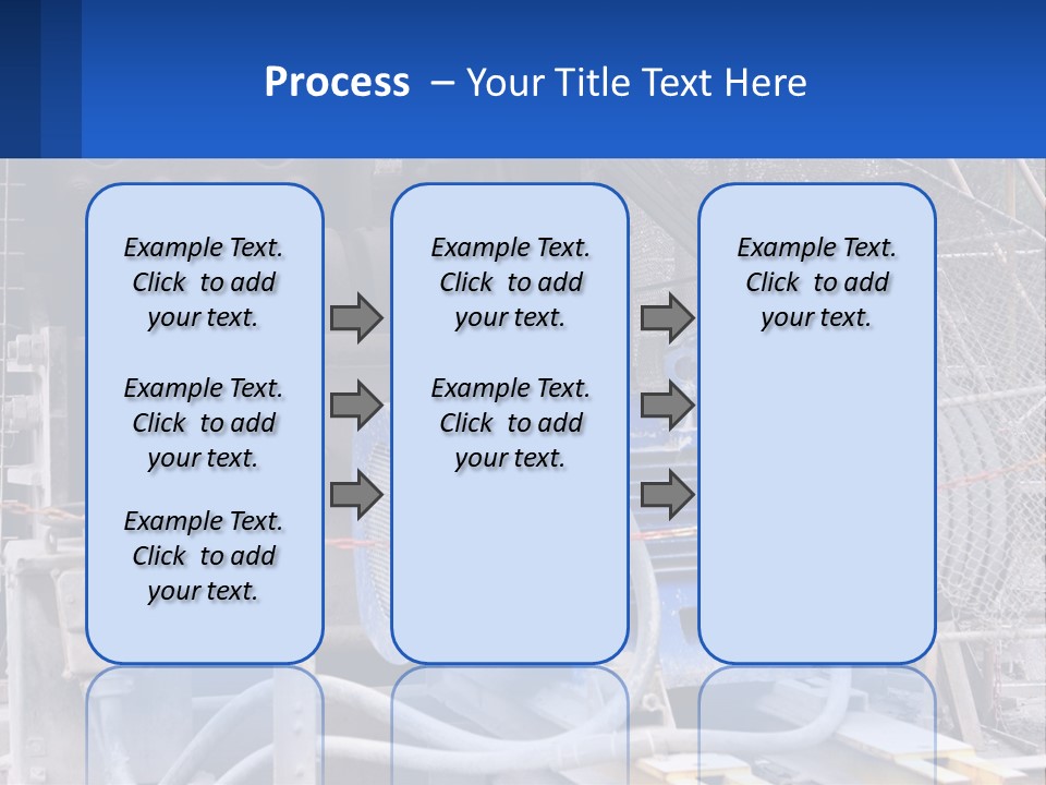 A Power Plant With Wires And Wires On The Ground PowerPoint Template