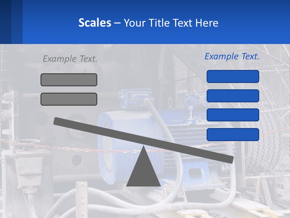 A Power Plant With Wires And Wires On The Ground PowerPoint Template